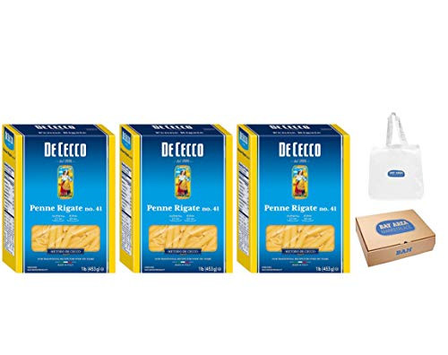 De Cecco Semolina Pasta, Penne Rigate No.41, 1 Pound (Pack of 3) De Cecco Semolina Pasta, Penne Rigate No.41, 1 Pound (Pack of 3)
