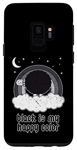 Galaxy S9 Sad Black Sheep E-Girl EMO Nu Pastel Goth Aesthetic Case