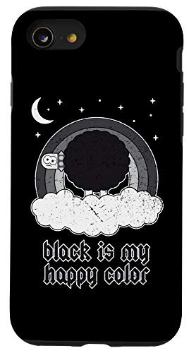 iPhone SE (2020) / 7 / 8 Sad Black Sheep E-Girl EMO Nu Pastel Goth Aesthetic Case
