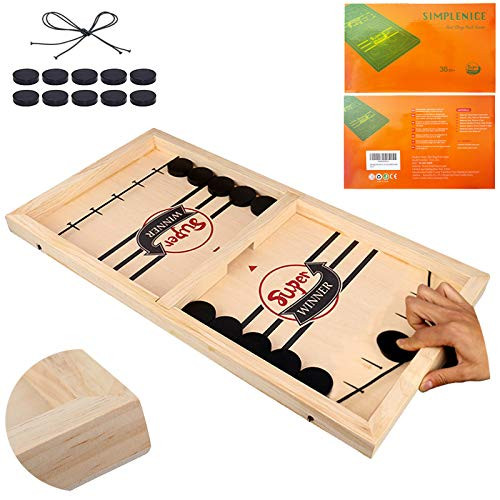 Fast Sling Puck Game ,Slingshot Games Toy,Paced Winner Board Games Toys for Kids  and  Adults