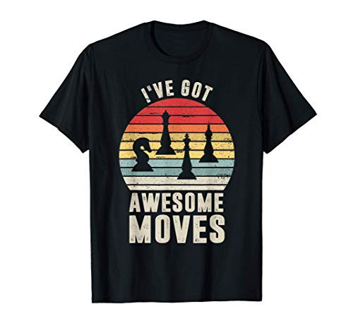 Awesome Chess Moves Grandmaster Chess Board Set Chess Pieces T-Shirt