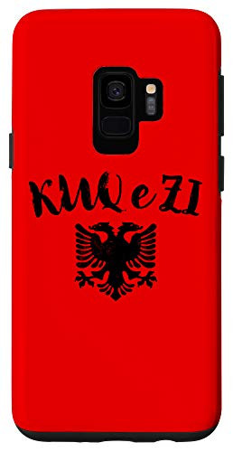 Galaxy S9 Kuq e Zi Albania Kosovo Shqiptar Double-Headed Eagle Flag Case