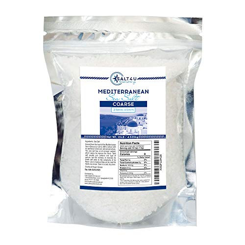 Mediterranean Sea Salt, Coarse Grain 10 lb.