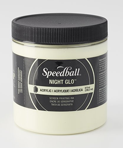 Speedball Acrylic Screen Printing Ink, 8-Ounce, Night Glo Original
