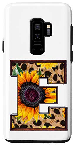 Galaxy S9Plus Letter E Leopard Cheetah Sunflower Decor Themed Decoration Case