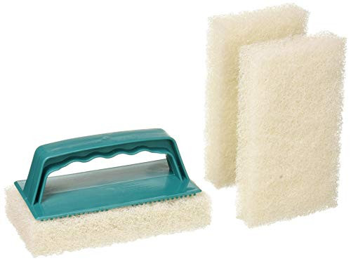 A-Maz The Gripper handle Plus scrub pads - (Pack of 2 - 2 handle,4 scrub pads)