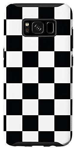 Galaxy S8 Checkered Black And White Checkerboard Phone Case