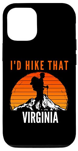 iPhone 12/12 Pro I'd Hike That Virginia Sunset Mountain Hiker Case