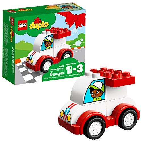 LEGO DUPLO My First Race Car 10860 Building Blocks (6 Piece)