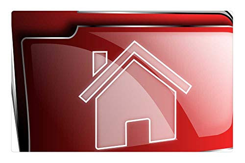 LESGAULEST Doormat Floor Rug/Mat (23.6 x 15.7 inch) - Folder Home Red House