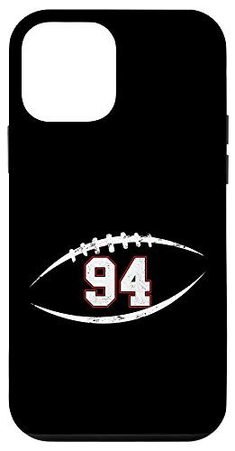 iPhone 12 mini 94 Number Vintage Football Player 94 Lucky Number Birthday Case