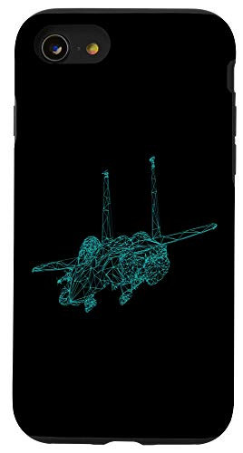 iPhone SE (2020) / 7 / 8 Airplan lovers Pilot F-15 Eagle Military Fighter Jet Case