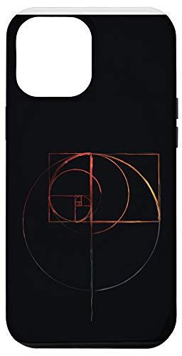 iPhone 12 Pro Max fibonacci golden ratio circle t shirt Case