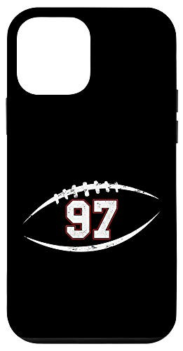iPhone 12 mini 97 Number Vintage Football Player 97 Lucky Number Birthday Case