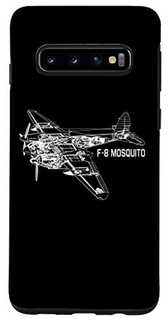 Galaxy S10 Mosquito WWII Plane American F-8 Reconnaissance Airplane Case Galaxy S10 Mosquito WWII Plane American F-8 Reconnaissance Airplane Case