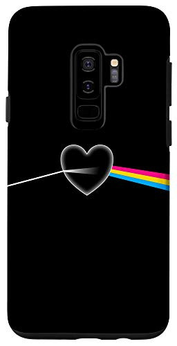 Galaxy S9Plus Pan Pride Flag Light Prism Rainbow Heart for Pansexuality Case