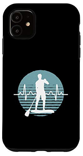 iPhone 11 Heartbeat SUP Cool Stand Up Paddling Paddleboard Lover EKG Case