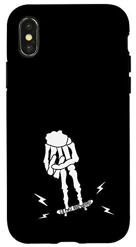 iPhone X/XS Fingerboard Skateboard Skeleton Board Skating Skate Case