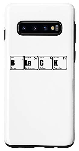 Galaxy S10 B La C K The Prime Element Black Pride Periodic Table Meme Case