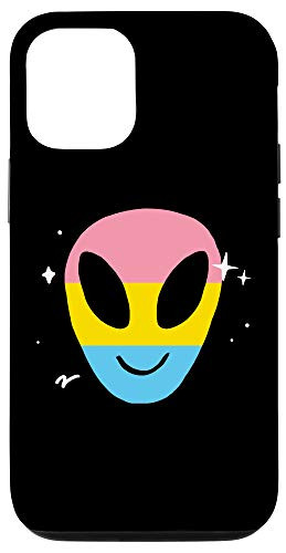 iPhone 12/12 Pro Pansexual Alien LGBTQ Pan Pride Flag Weird Space Case