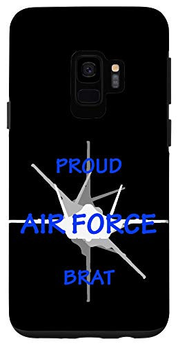Galaxy S9 Proud Air Force Brat F-35 Lightning Spiral Case