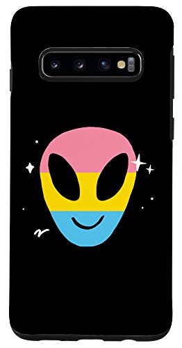 Galaxy S10 Pansexual Alien LGBTQ Pan Pride Flag Weird Space Case