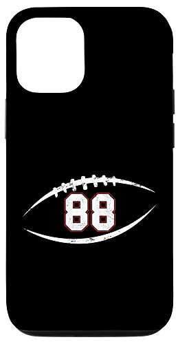 iPhone 12/12 Pro 88 Number Vintage Football Player 88 Lucky Number Birthday Case