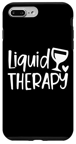 iPhone 7 Plus/8 Plus Liquid Therapy Funny Wine Alcohol Drinker Case