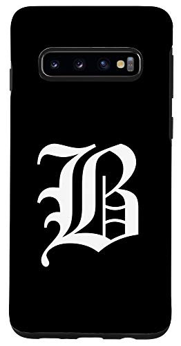 Galaxy S10 Old English Letter B Case
