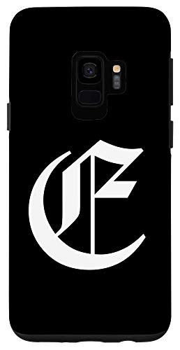 Galaxy S9 Old English Letter E Case