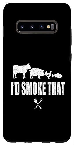 Galaxy S10Plus I'd Smoke That Funny BBQ Grilling Case