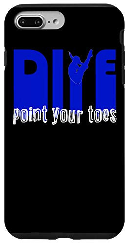 iPhone 7 Plus/8 Plus Funny Diving Quote Springboard Dive Sport Diver Gift Case