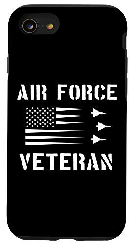 iPhone SE (2020) / 7 / 8 Air Force Veteran Vet F-106 US American Flag Case