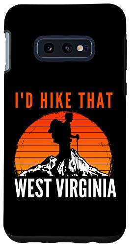Galaxy S10e I'd Hike That West Virginia Sunset Mountain Hiker Case
