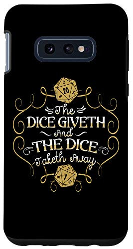 Galaxy S10e Dice Giveth and Taketh Away Boardgames Board Games Case