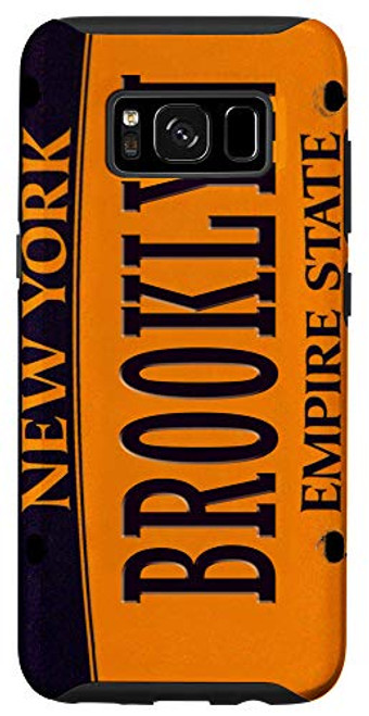 Galaxy S8 Brooklyn New York City Cars Plate Number, Brooklyn Phone Case