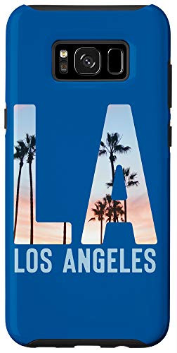Galaxy S8Plus L.A. Los Angeles Sky Blue Palm Trees Graphic Case