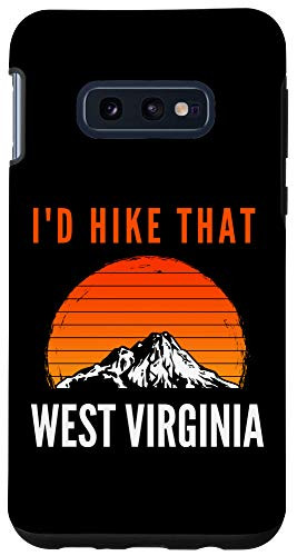 Galaxy S10e I'd Hike That West Virginia Sunset Mountain Hiking Case