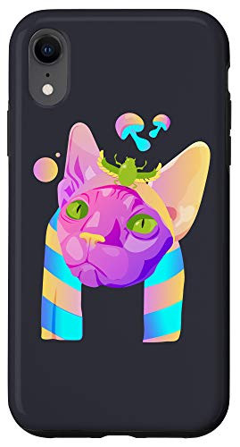 iPhone XR Electronic Music Cat Case