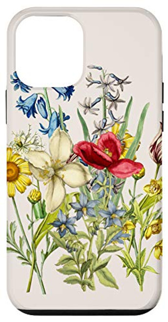 iPhone 12 mini Vintage Botanical Floral Flower Wildflower Garden Phone Case iPhone 12 mini Vintage Botanical Floral Flower Wildflower Garden Phone Case