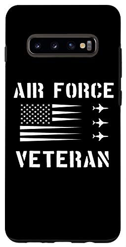 Galaxy S10Plus Air Force Veteran Vet F-101 US American Flag Case