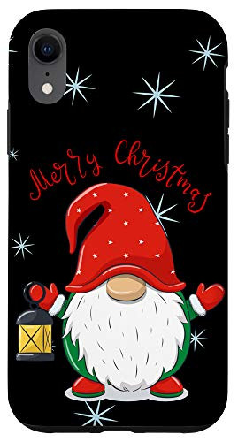 iPhone XR Garden Gnome Merry Christmas Phone Case