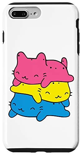 iPhone 7 Plus/8 Plus Pansexual Kawaii Cat Anime Cute Pan Pride Gift Case