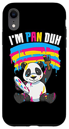 iPhone XR I'm Pan Duh Panda Pansexual Pride Rainbow LGBT Case