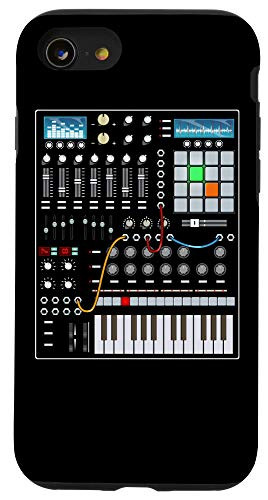 iPhone SE (2020) / 7 / 8 Modern Music Producer Electronic Musician Synthesizer Gift Case