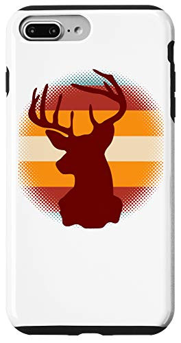 iPhone 7 Plus/8 Plus Buck Deer Head Round Vintage Retro Case