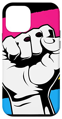 iPhone 12 mini Proud Pan Pride Month Pansexual Pride Flag Victory Fist LGBT Case