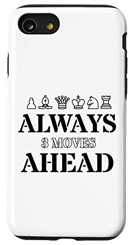 iPhone SE (2020) / 7 / 8 Chess Always 3 Moves Ahead Board Game Lovers Gift Case