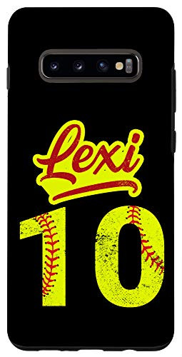 Galaxy S10Plus Lexi Softball No  10 Jersey Number 10 Catcher  and  Pitcher Case