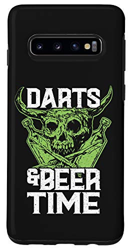 Galaxy S10 Darts And Beer Time Lover Dartboard Cool Funny Player Gift Case
